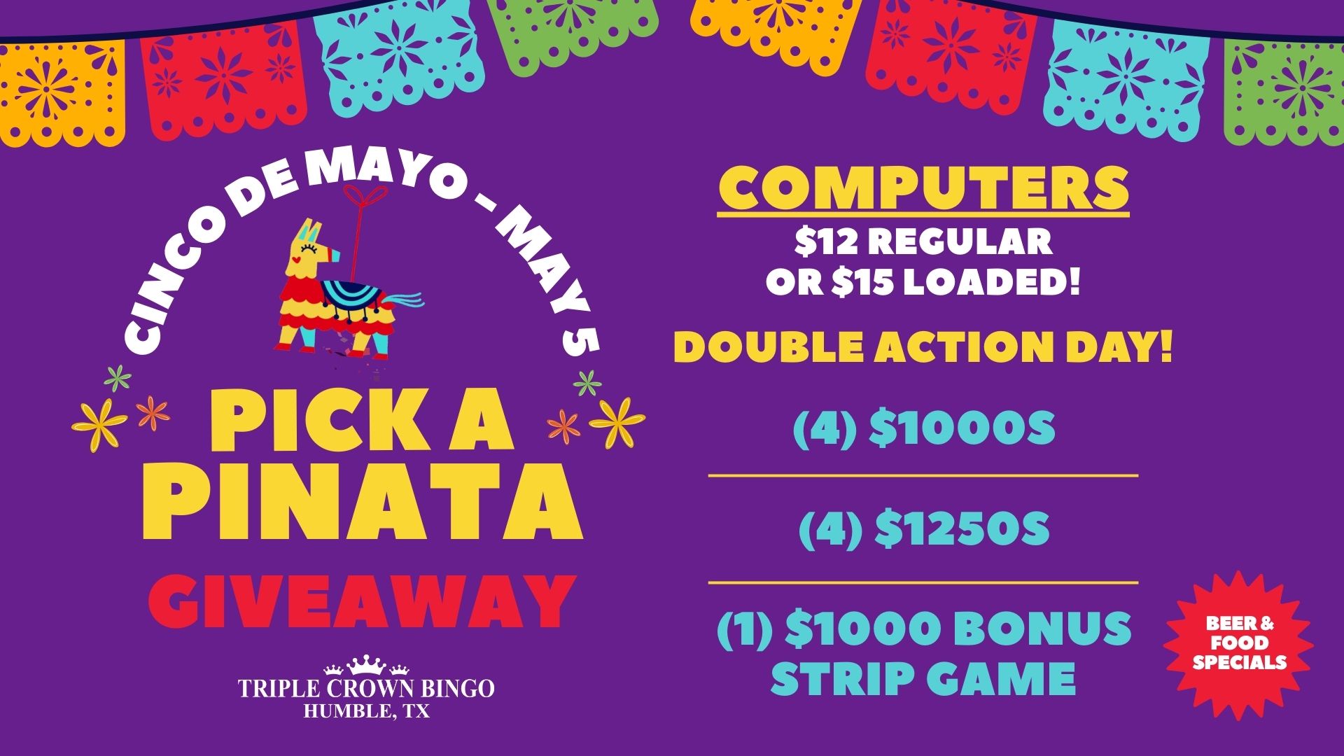 TCB humble cinco de mayo